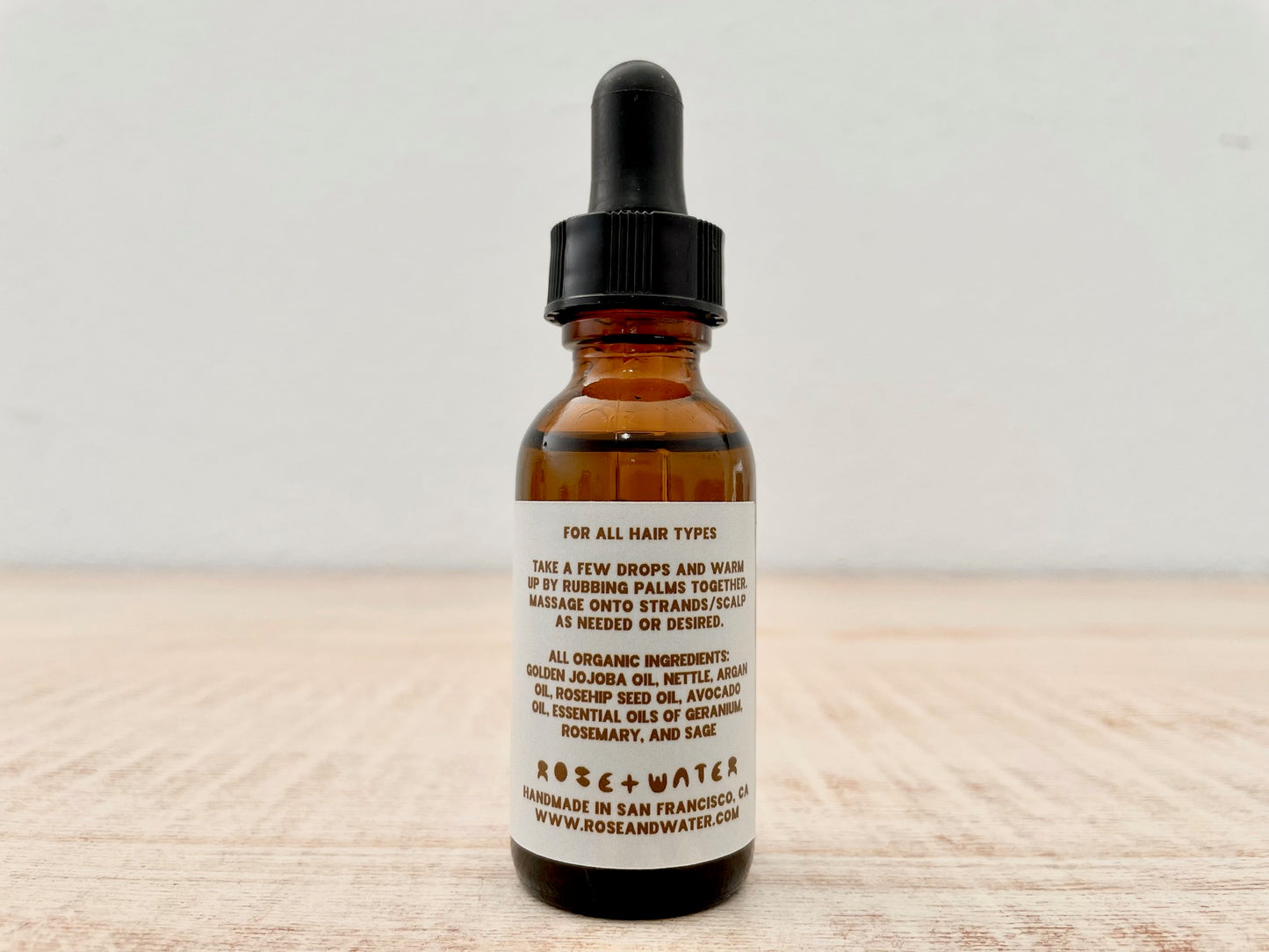 Rose + Water Wild Mane Hair Oil