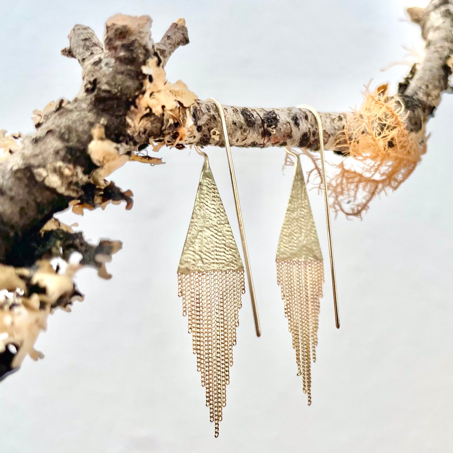 Lil' Triangle 14k Gold Earrings