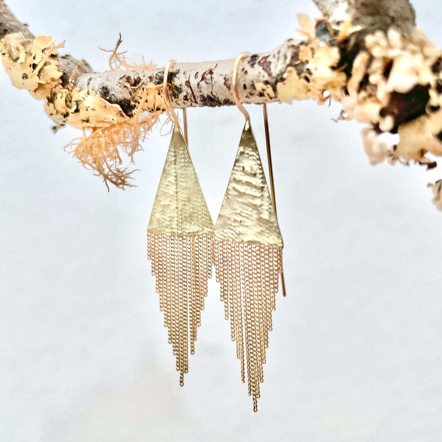 Lil' Triangle 14k Gold Earrings