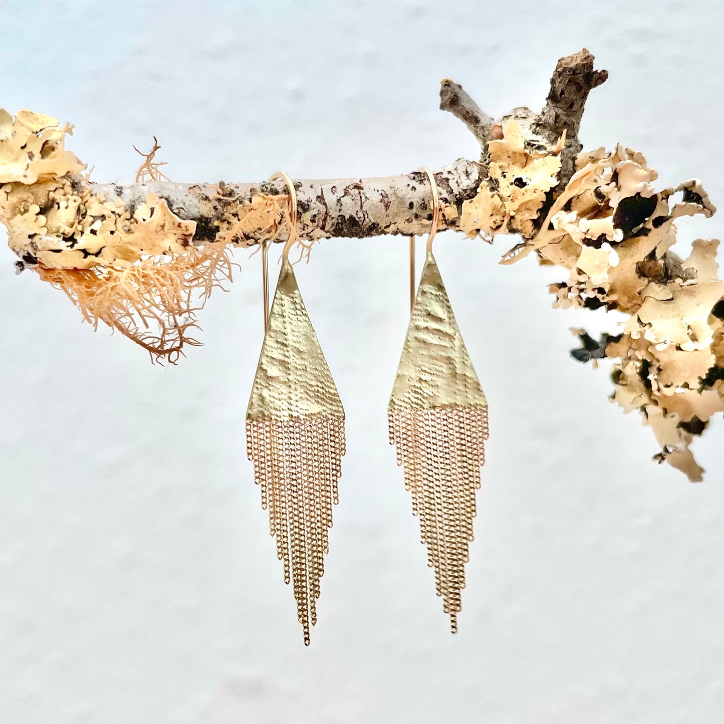 Lil' Triangle 14k Gold Earrings