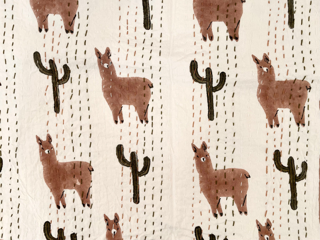 Llama Baby Quilt