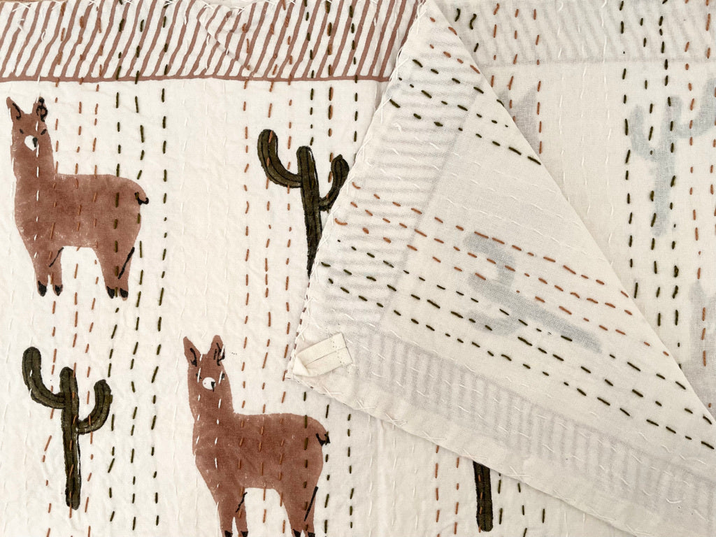 Llama Baby Quilt
