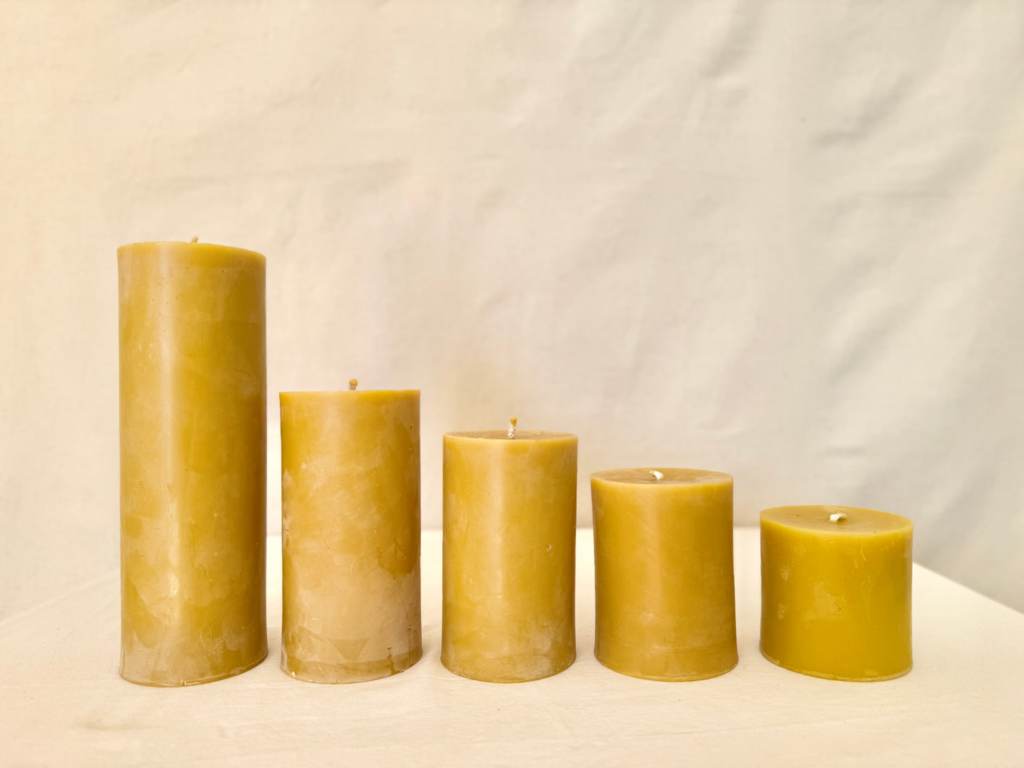 Beeswax Pillar Candles