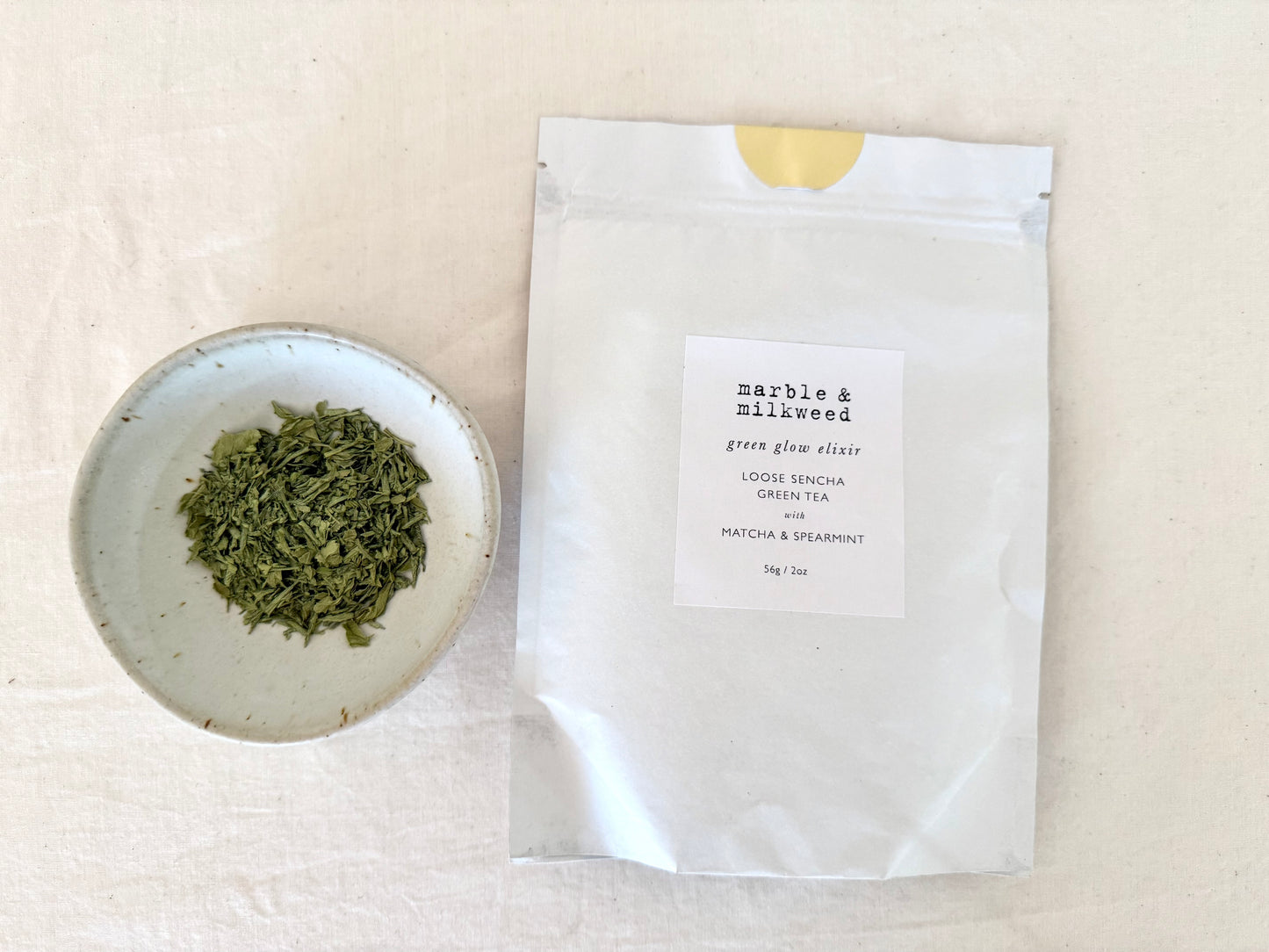 Marble + Milkweed Teas