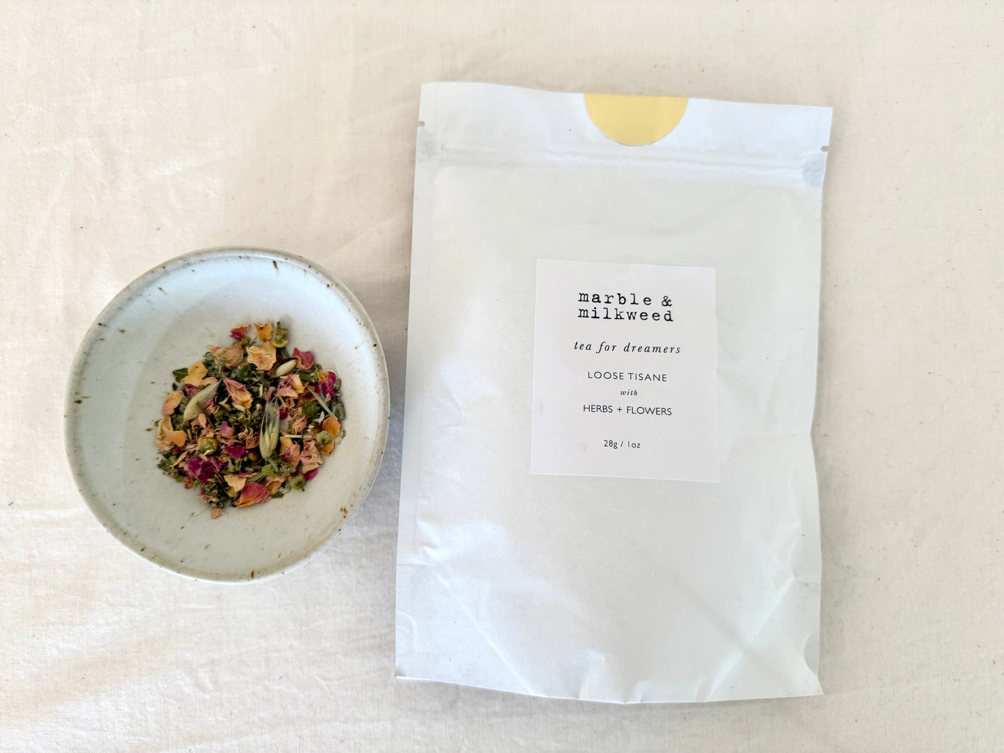 Marble + Milkweed Teas