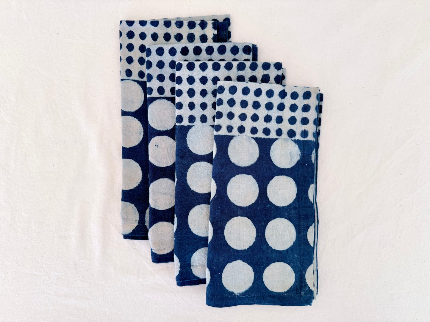 Indigo Circles Napkin Set