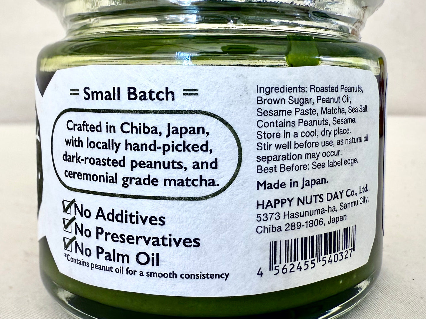 Japanese Matcha Peanut Butter