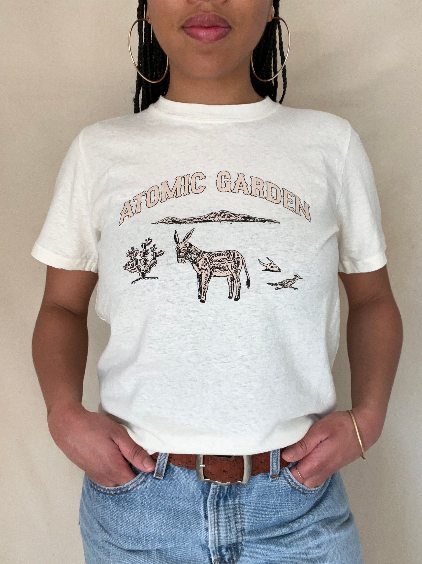 AG Unisex Donkey Tee White