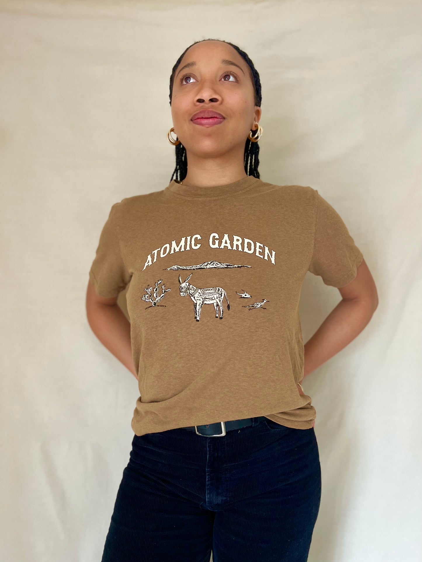 AG Unisex Donkey Tee Brown