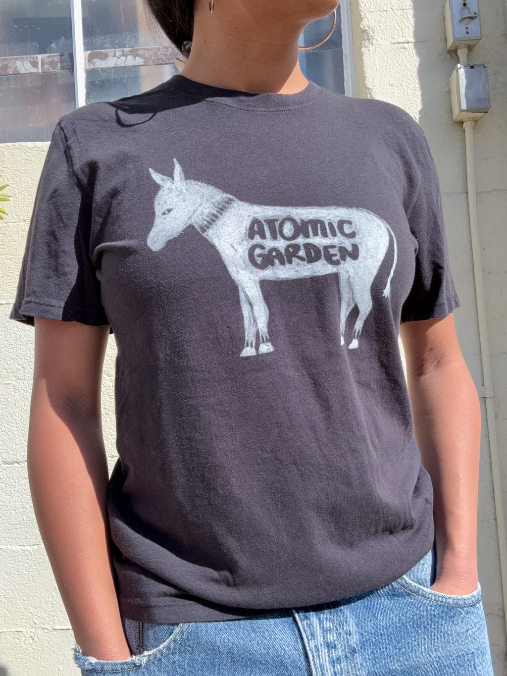AG Drawn Donkey Basic Tee - Black