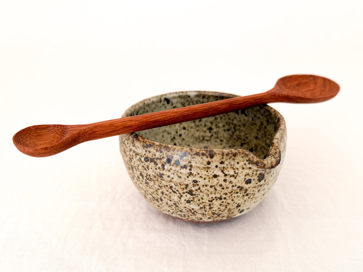 Speckled Katakuchi Matcha Bowl