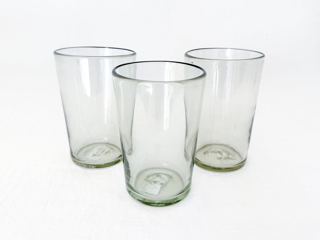 Handblown Tapered Glasses