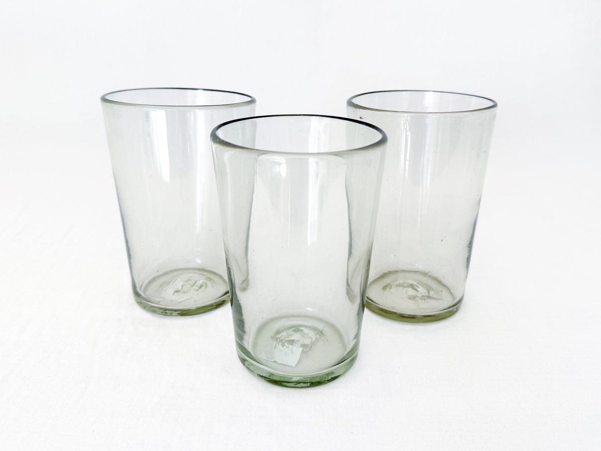 Handblown Tapered Glasses