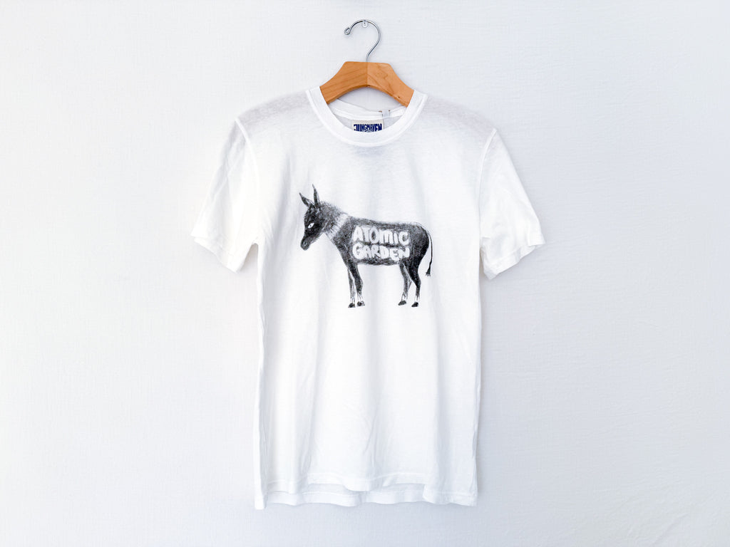 AG Drawn Donkey Basic Tee - White
