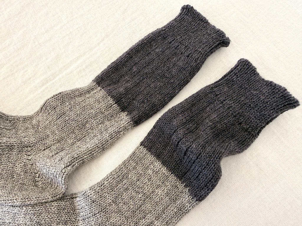 Wool Cotton Slab Socks