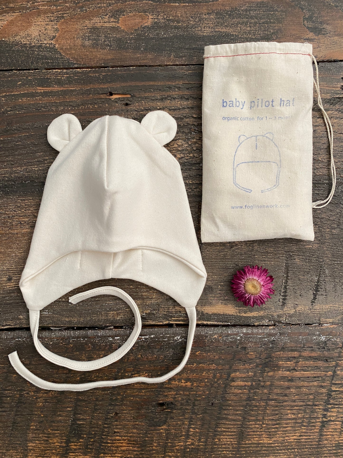 Fog Linen Baby Hat