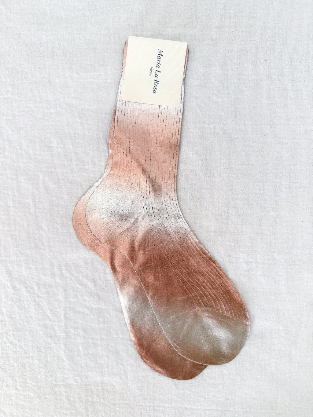 Metallic Silk Socks