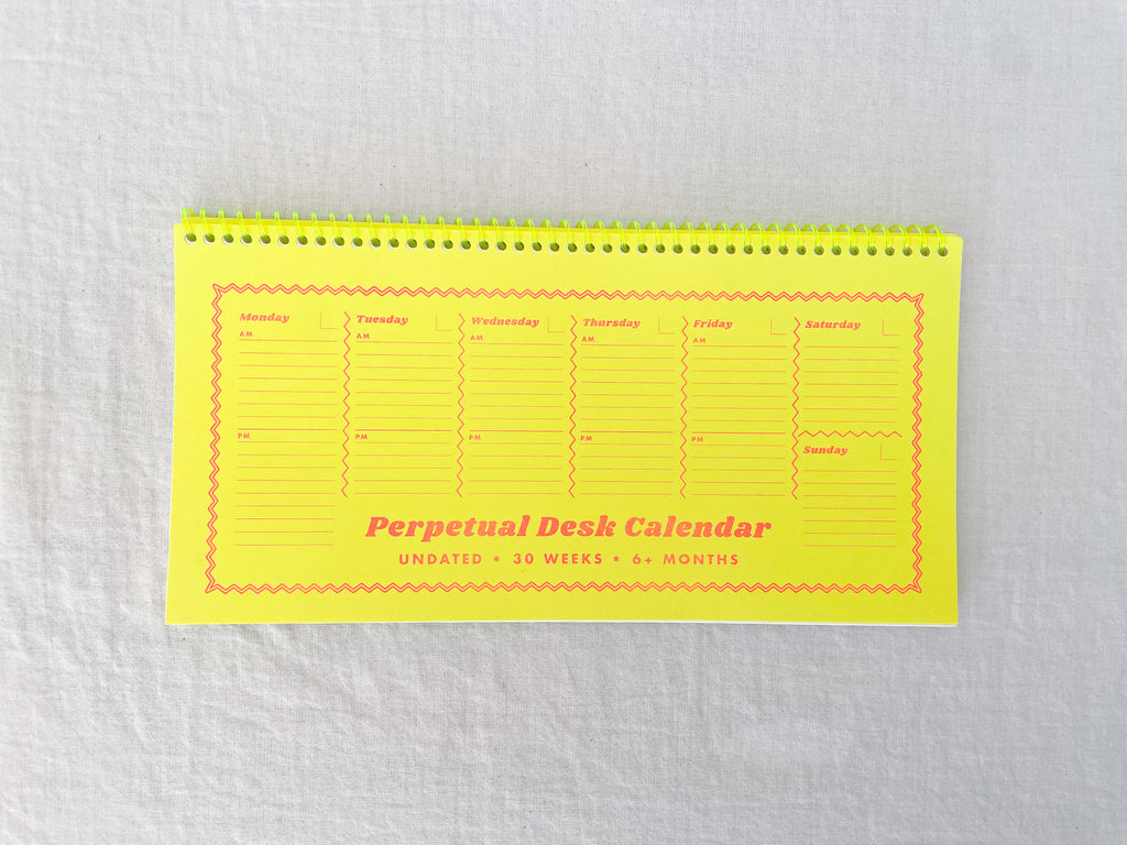 Perpetual Desk Calendar