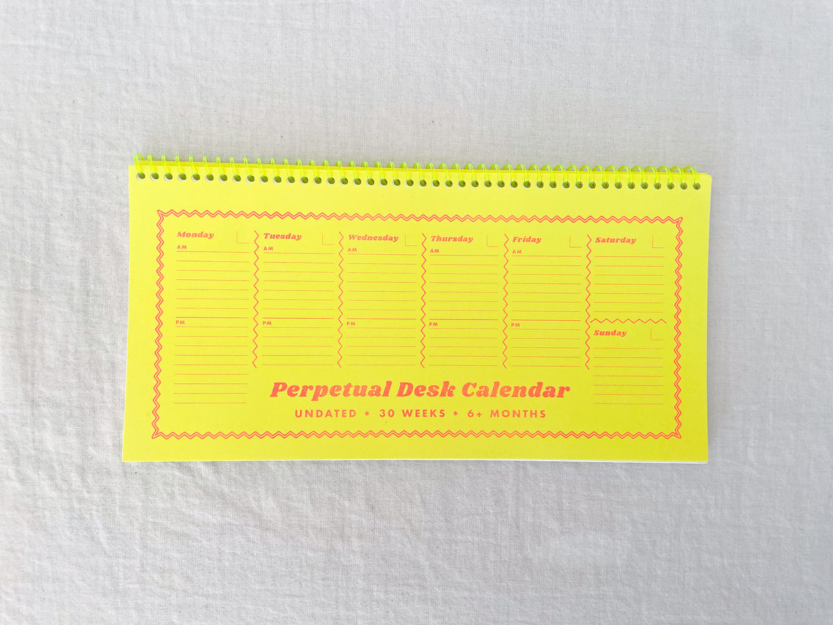 Perpetual Desk Calendar