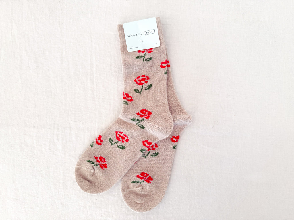 Cashmere Rose Socks