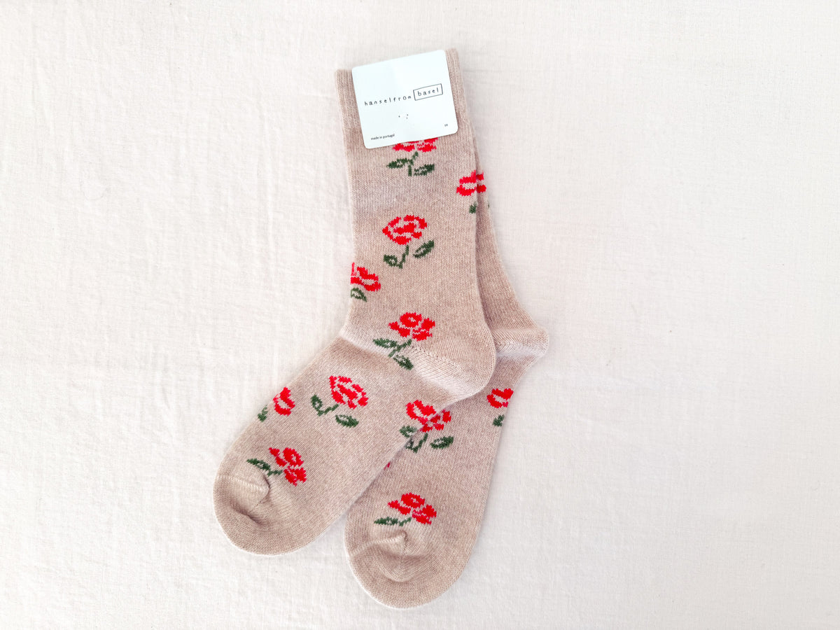 Cashmere Rose Socks