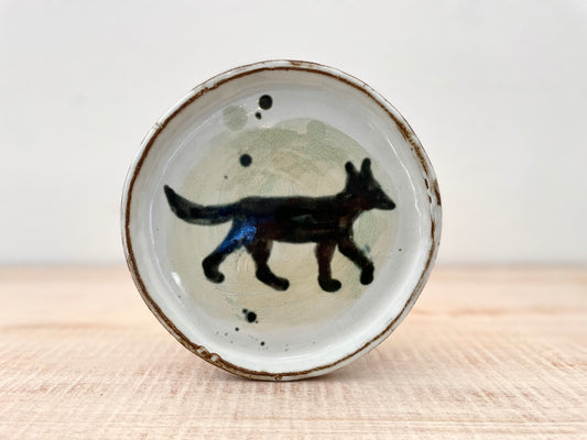 Jen King Coyote Plate