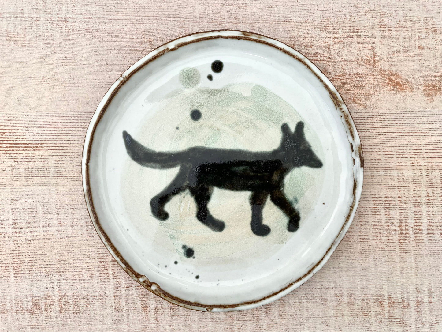 Jen King Coyote Plate