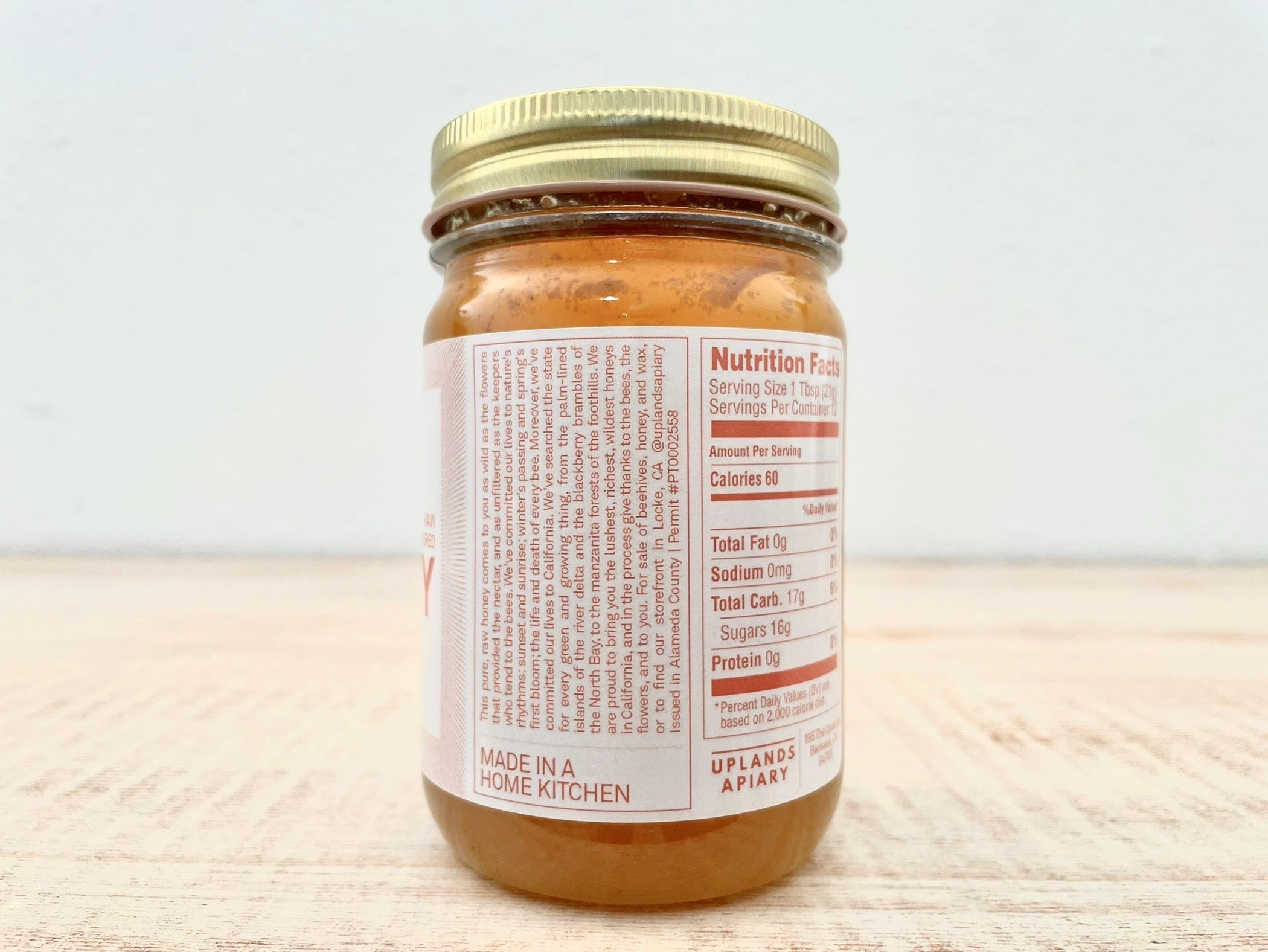 Uplands Apiary Raw Honey