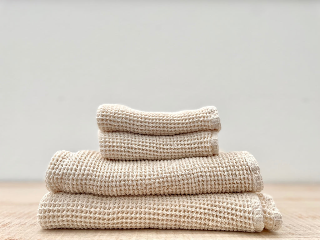 Organic Cotton Waffle Hand Towel