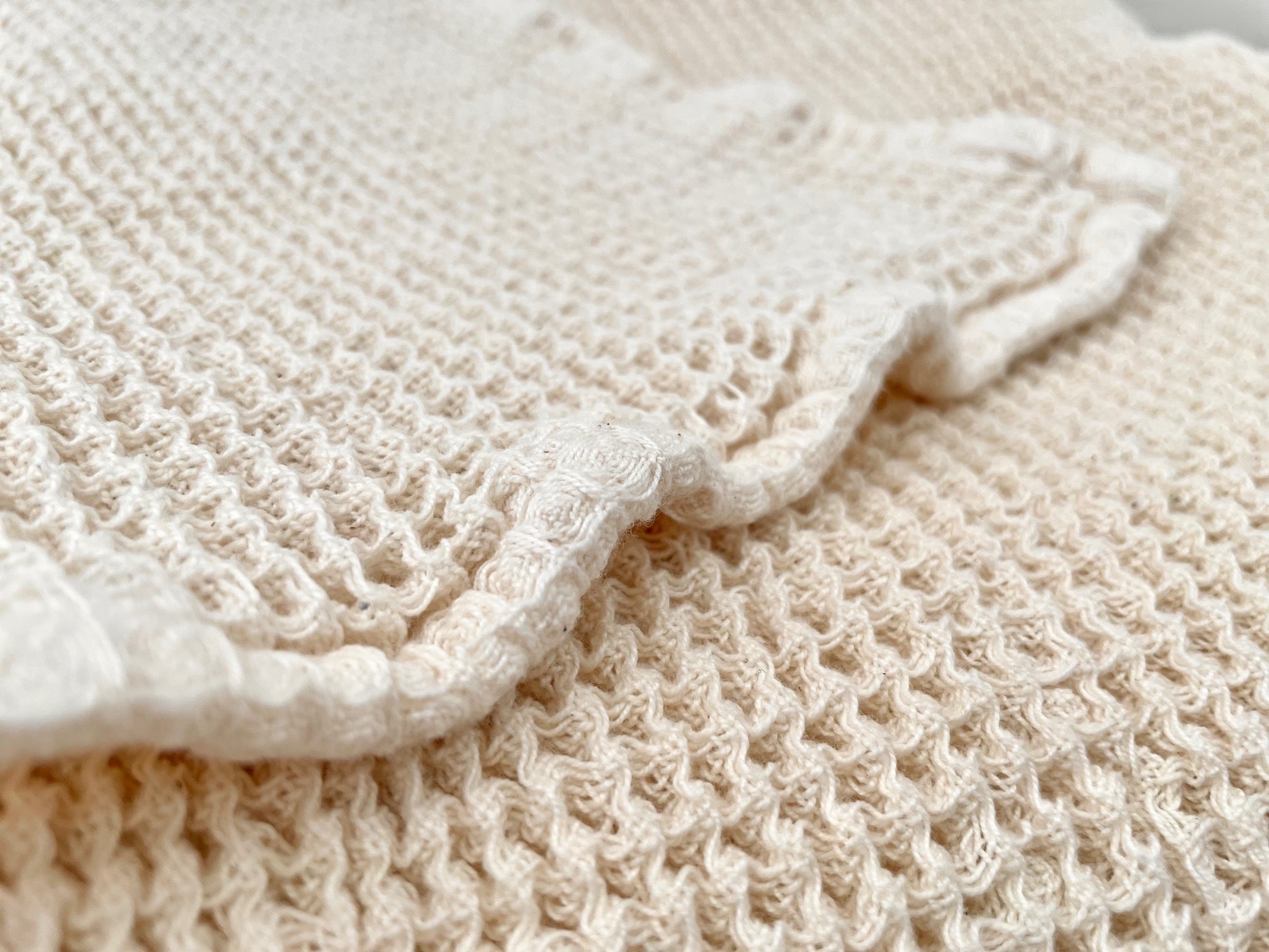 Organic Cotton Waffle Hand Towel