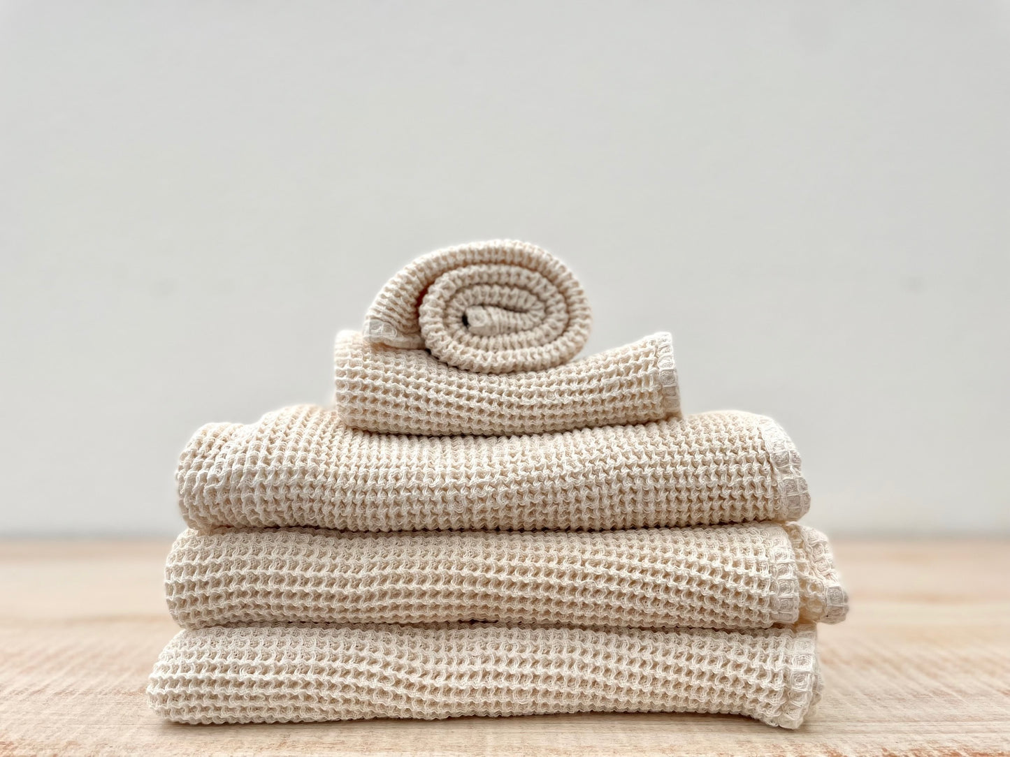 Aunti Oti Waffle Bath Towel