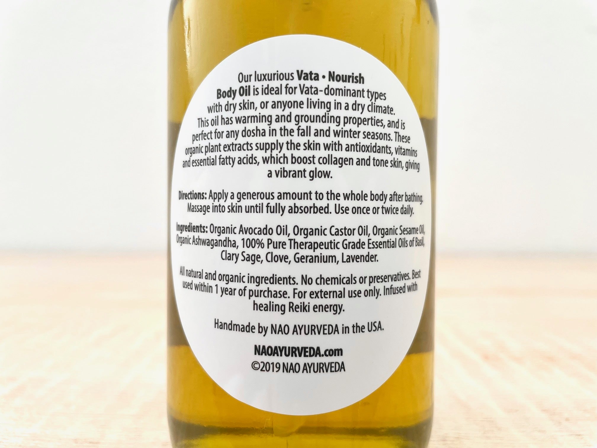 Vata Nourish Body Oil