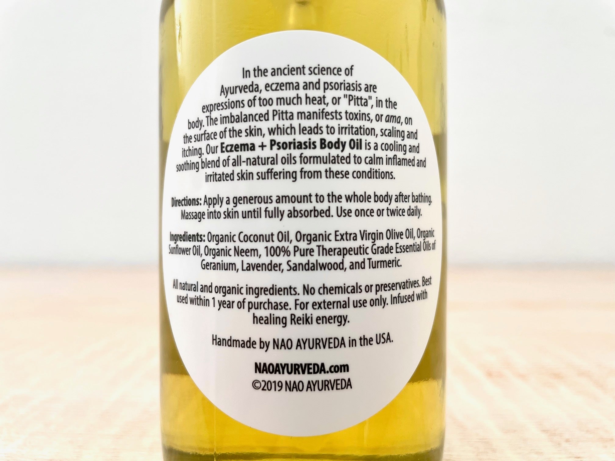 Eczema + Psoriasis Body Oil