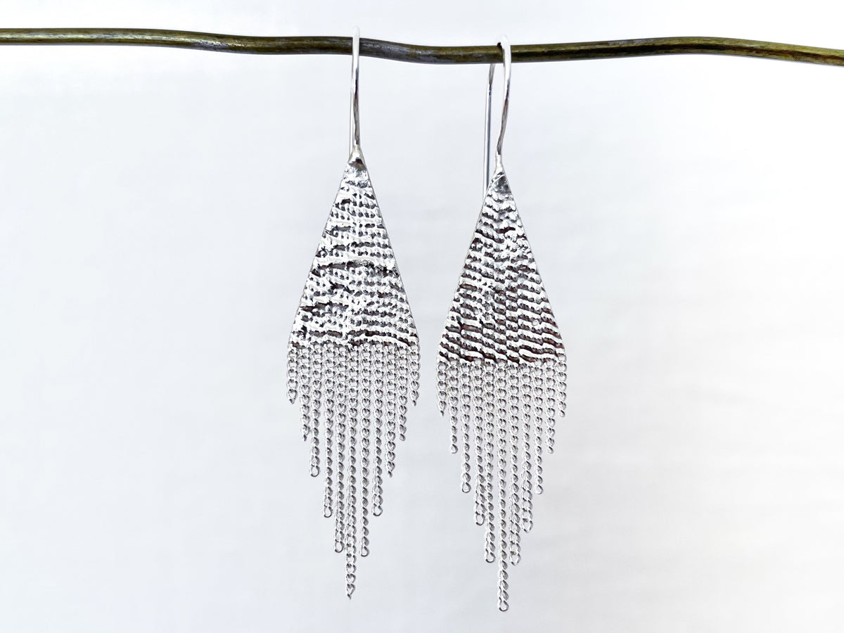 Lil' Triangle Sterling Silver Earrings