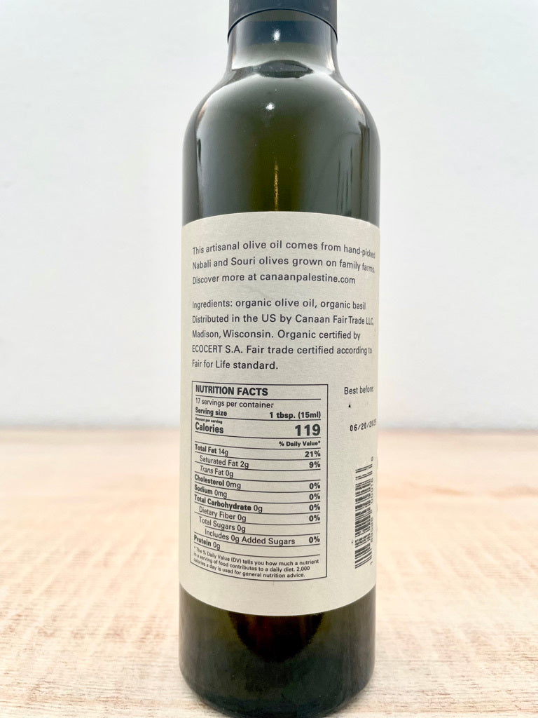 Basil Infused Olive Oil