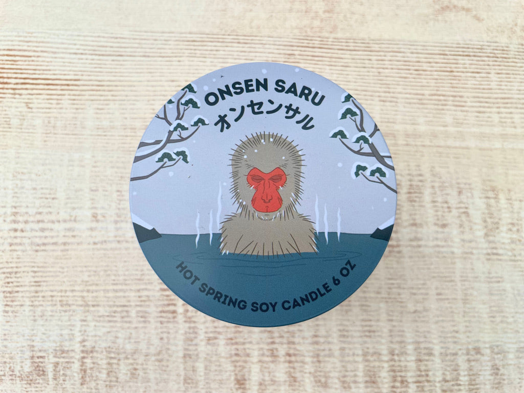 Onsen Saru Candle