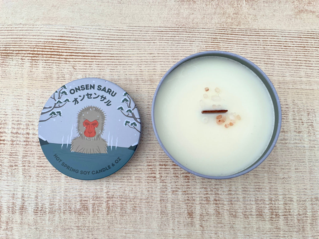 Onsen Saru Candle