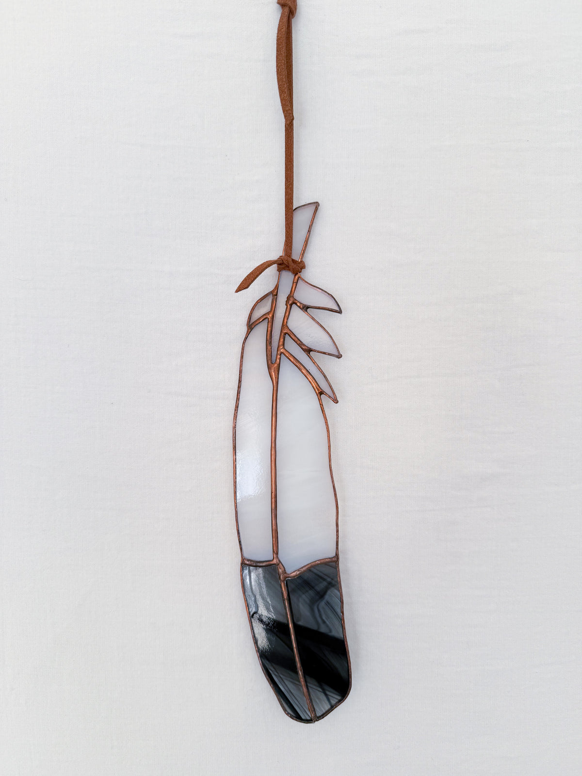 Stained Glass Eagle Feather