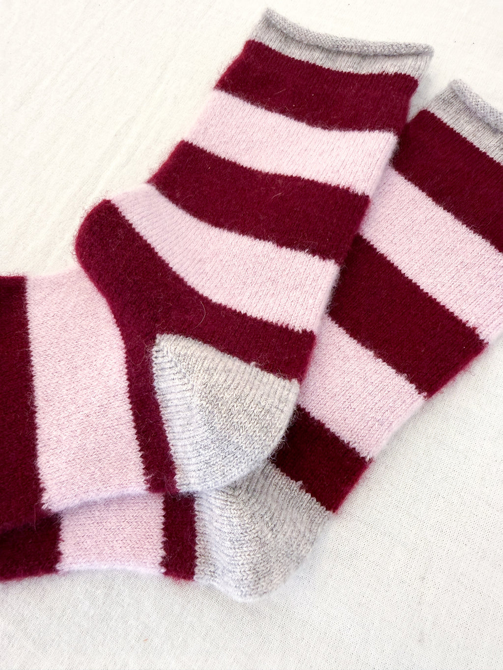 Striped Cashmere Socks