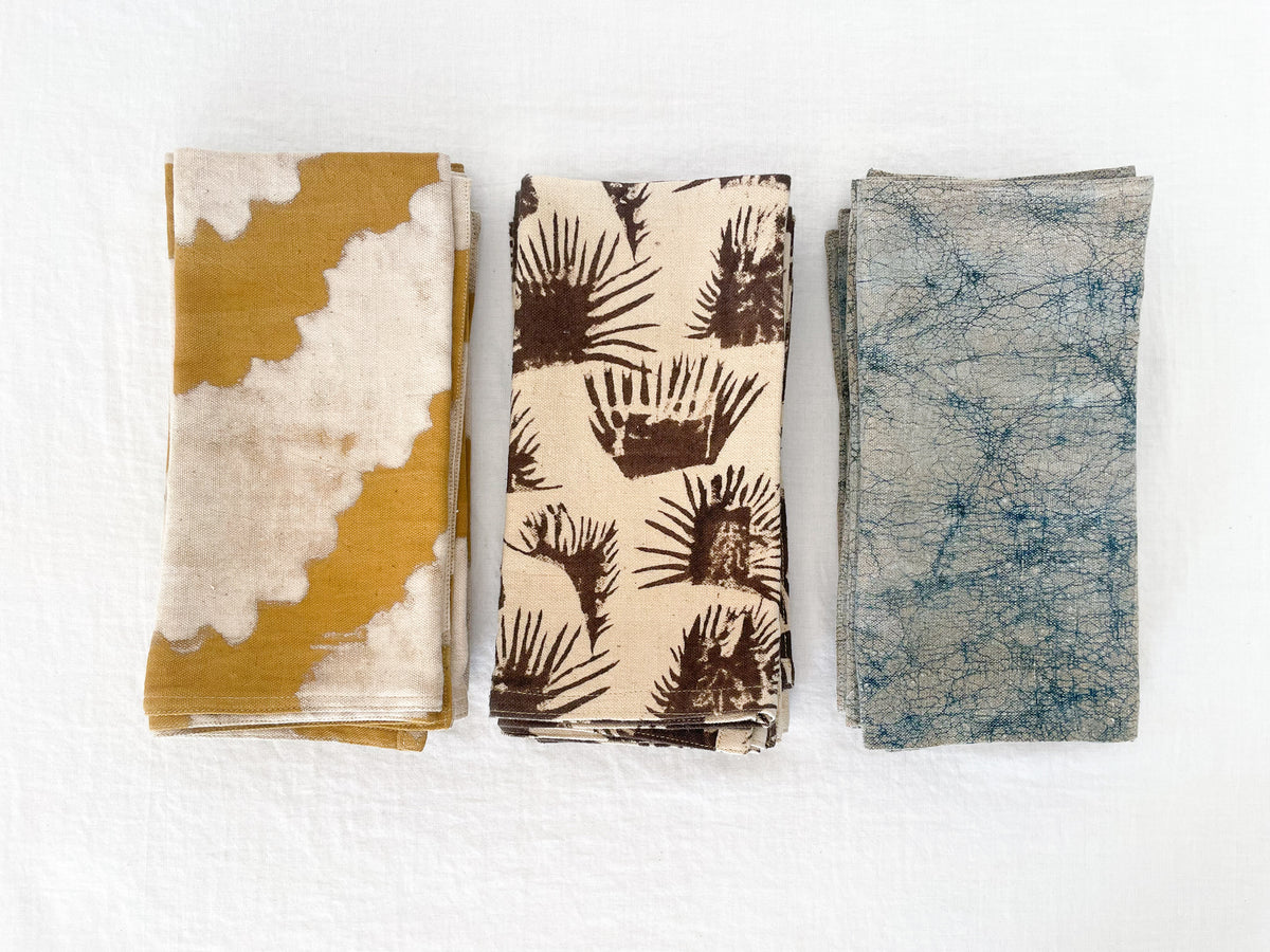 Natural Dyed Napkin Set