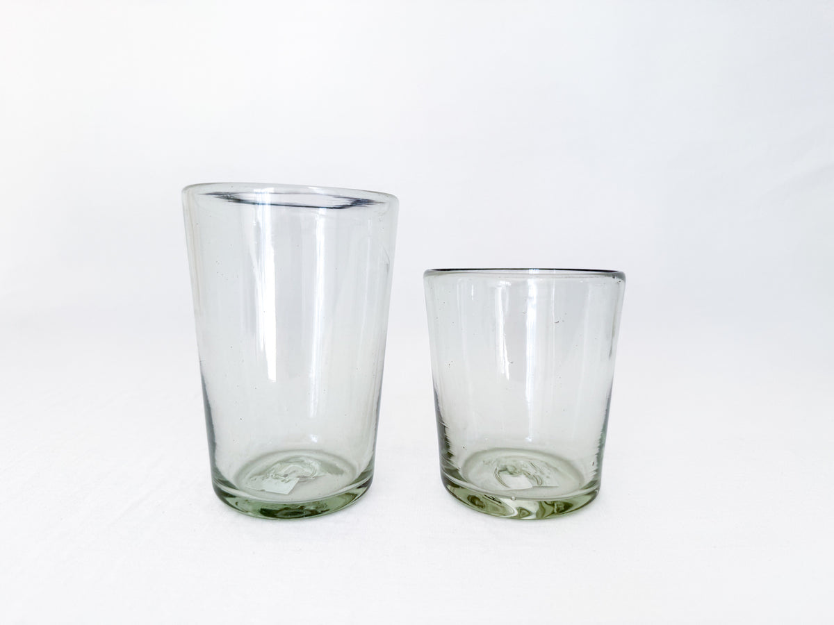 Handblown Tapered Glasses