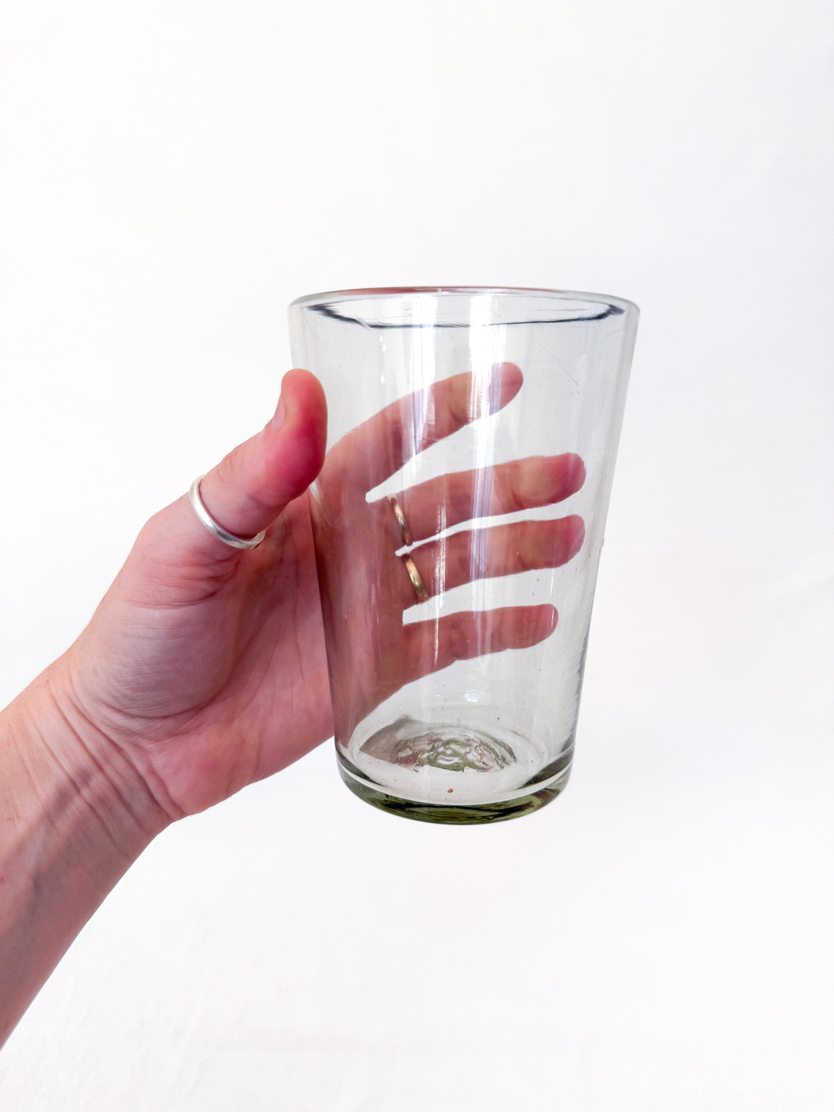 Handblown Tapered Glasses