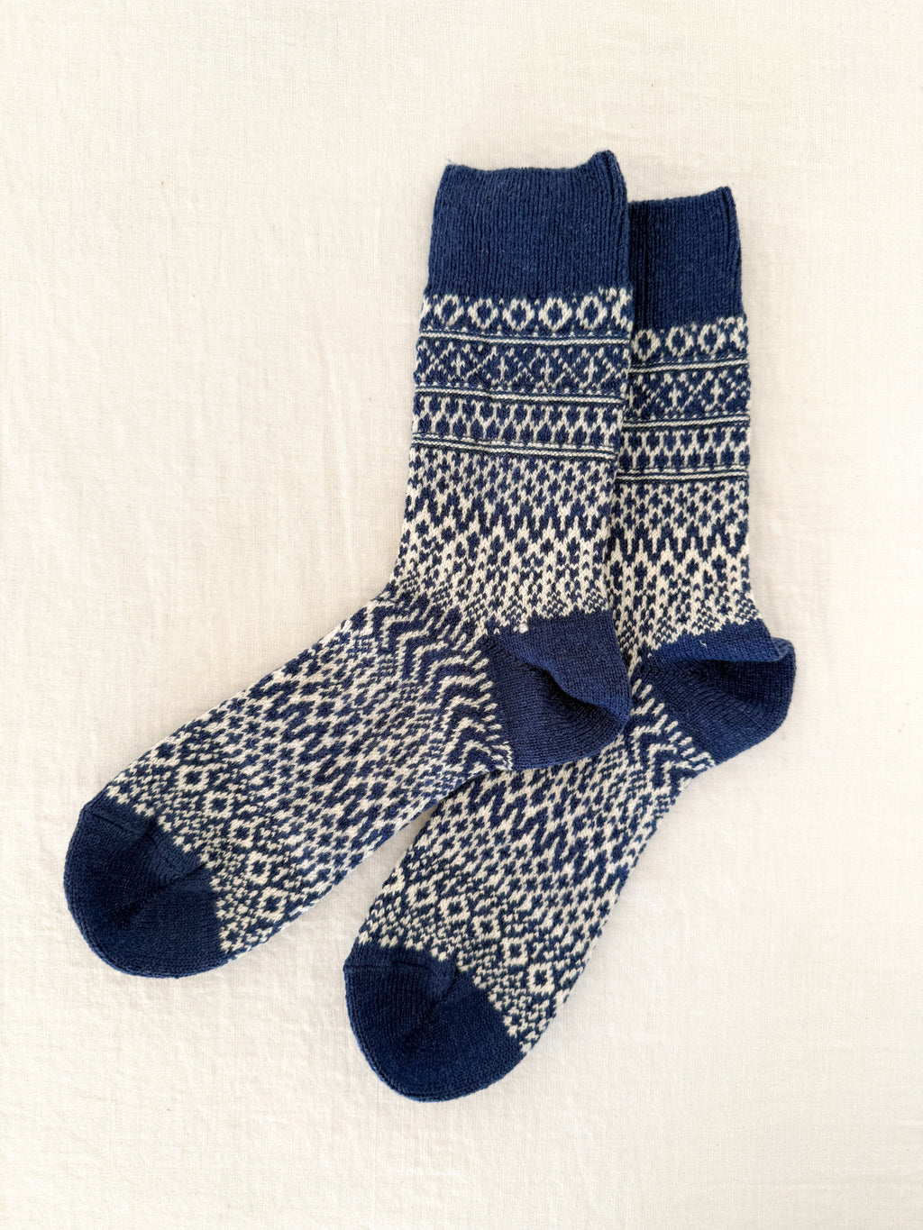 Wool Jacquard Socks