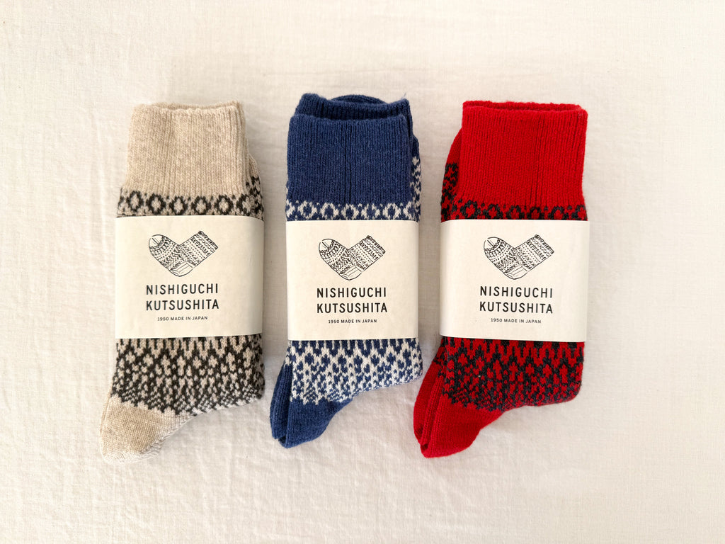 Wool Jacquard Socks
