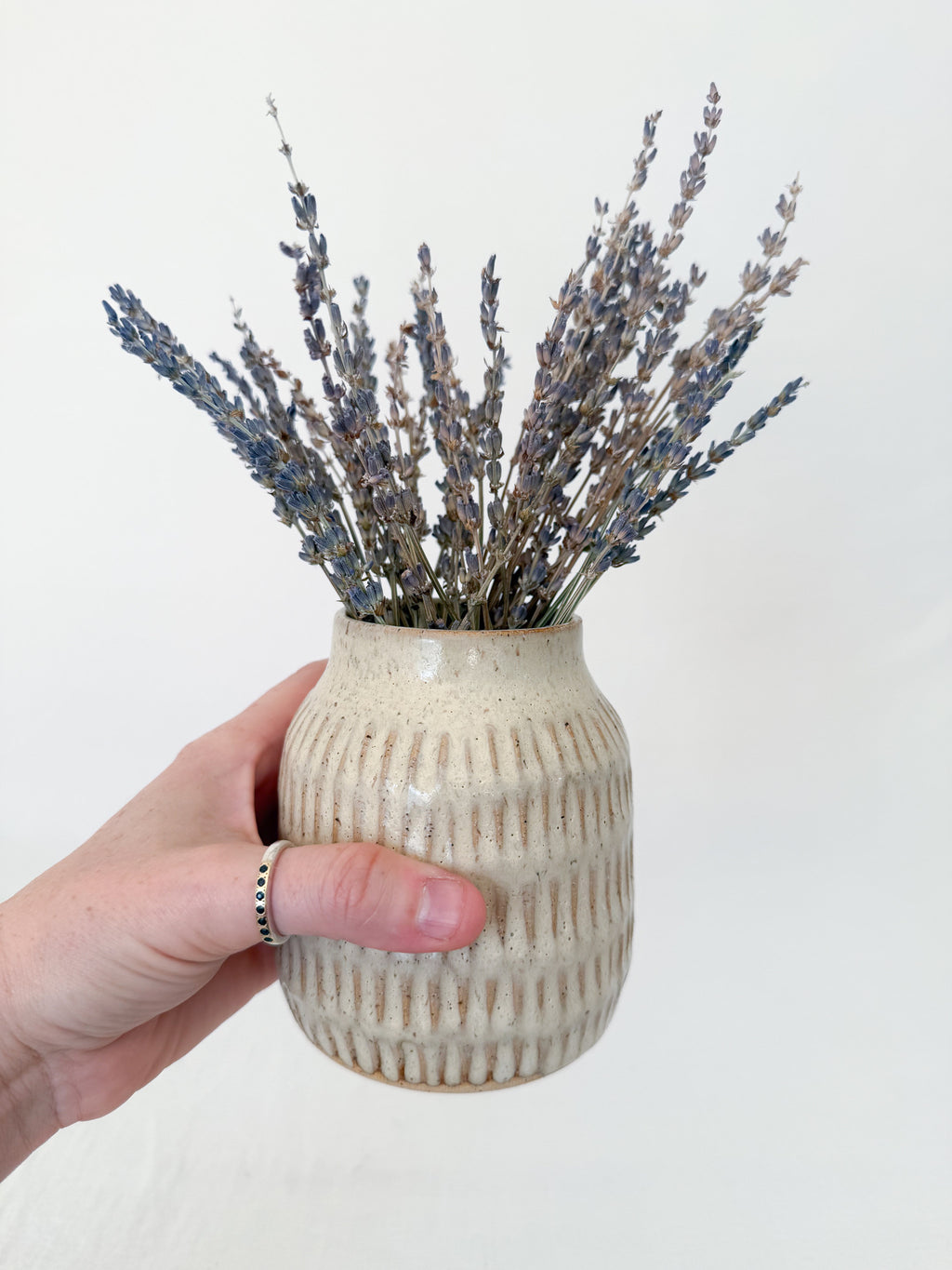 Etched vase