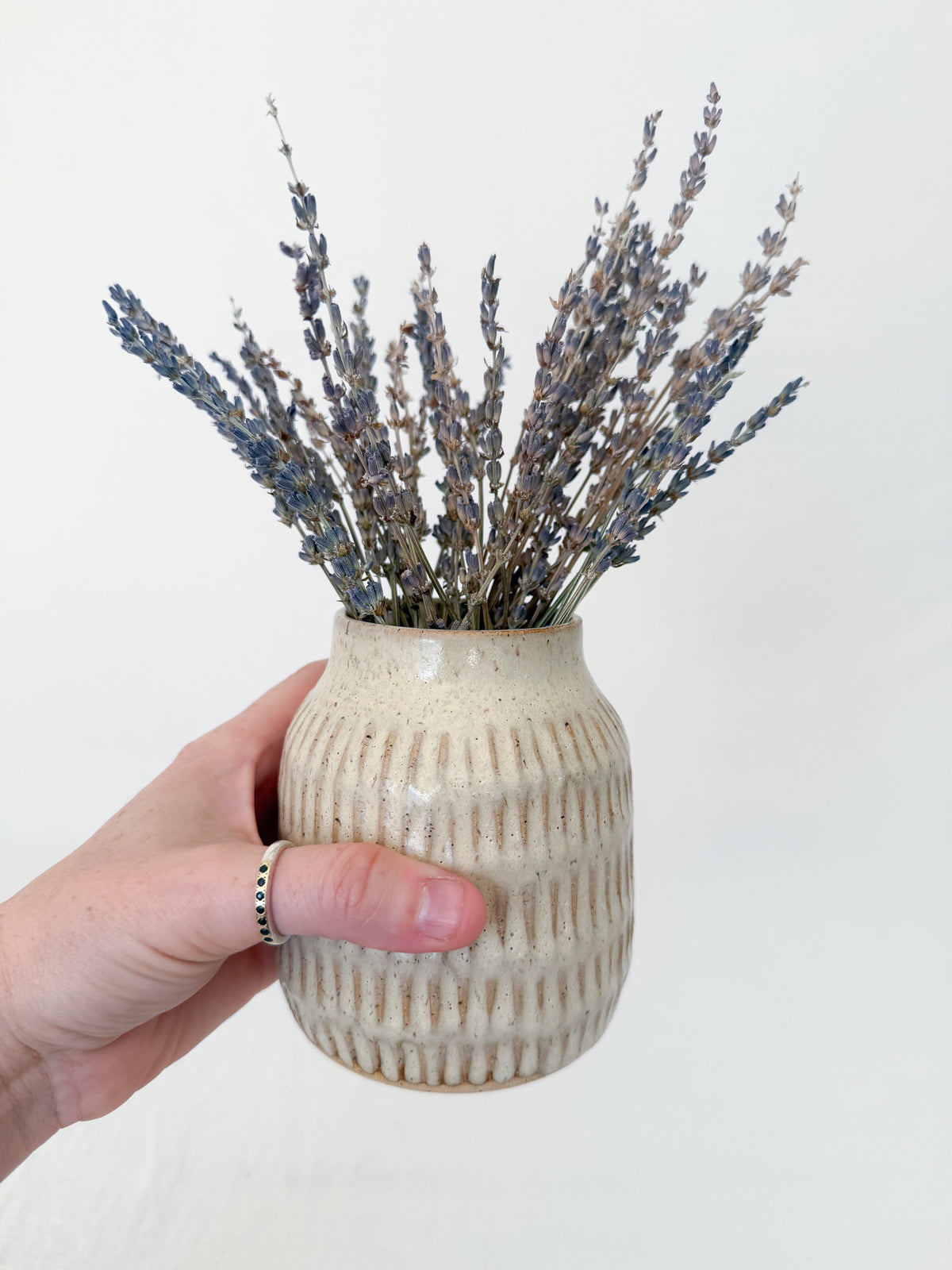 Etched vase