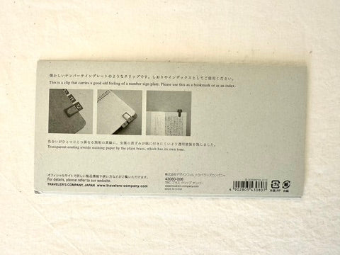 Brass Number Clips