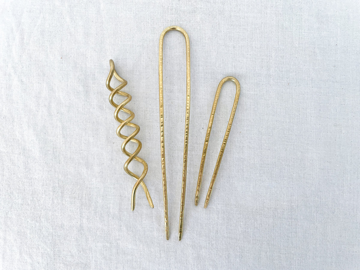 Brass Hair Pin