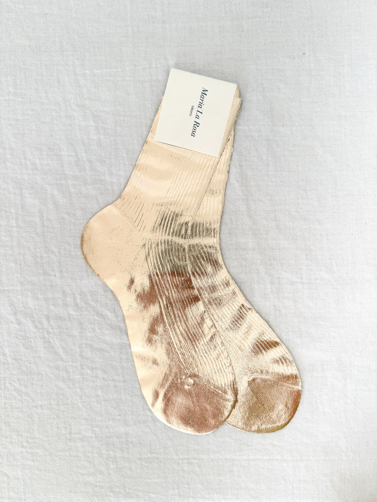 Metallic Silk Socks