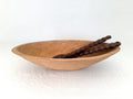 Wooden Oval Bowl